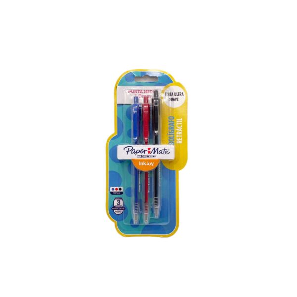Set de Lapiceros Kilométricos Retráctiles - Ink Joy Paper Mate – 037449