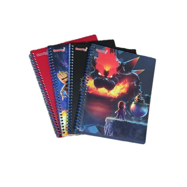 Paquete de 4 Unidades de Cuadernos Universitarios Rayados 80 Hojas – Smarty – 20.3 x 26.6cm – Masculino – 405866