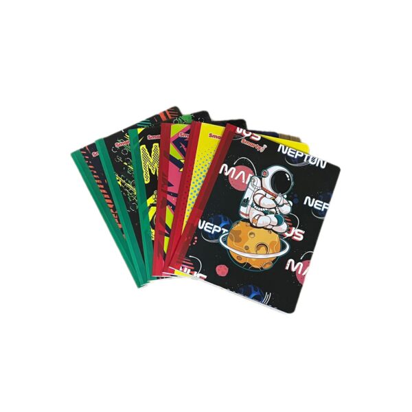 Paquete de 6 Unidades de Cuadernos Cosidos Rayados 100 Hojas – Smarty -19x24cm – Niño – 405279
