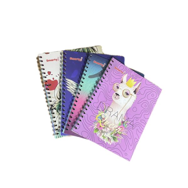 Paquete de 4 Unidades de Cuadernos Universitarios Rayados 80 Hojas – Smarty – 20.3 x 26.6cm – Femenino – 403336