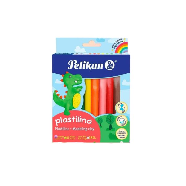 Plastilina 180g -10 Piezas- Pelikan