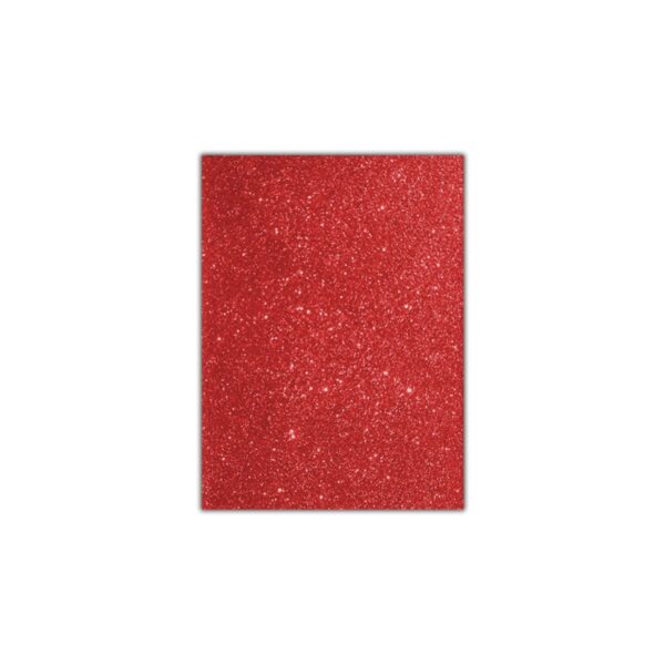 Foamy Escarchado – Rojo – Tamaño Carta 8.5” x 11”