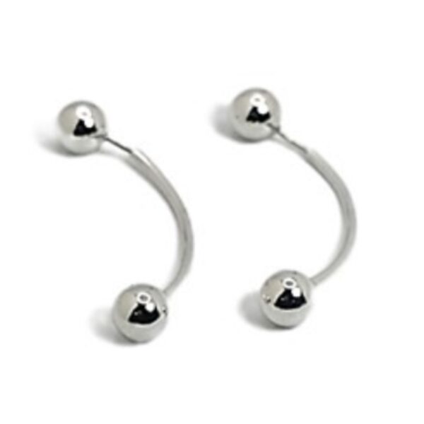 Aretes Tipo Teléfono-Plata 925