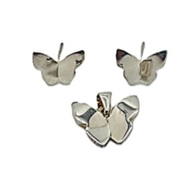 Juego de Plata 925 Mariposas