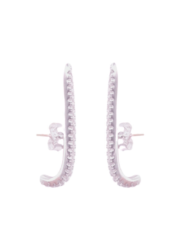 Aretes de Plata 925, Circonios Blancos