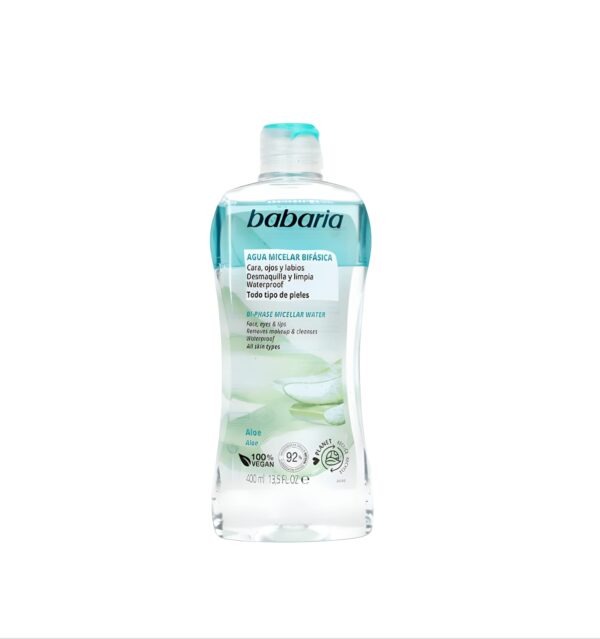 Agua Micelar Bifásica, 400ml, Babaria