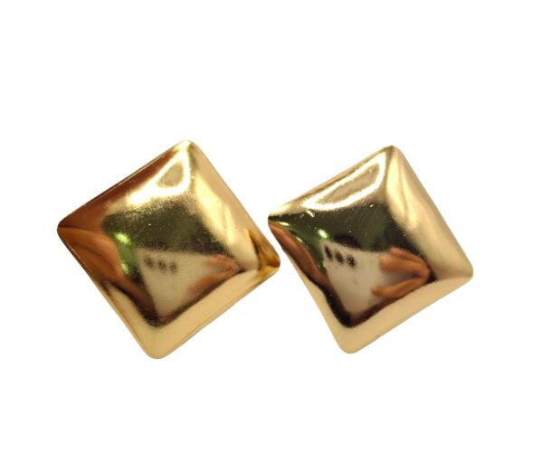 Aretes de Acero Cuadrado Liso