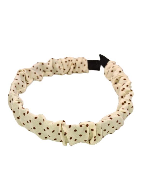 Aro para Cabello con Patrón-Beige/M0597