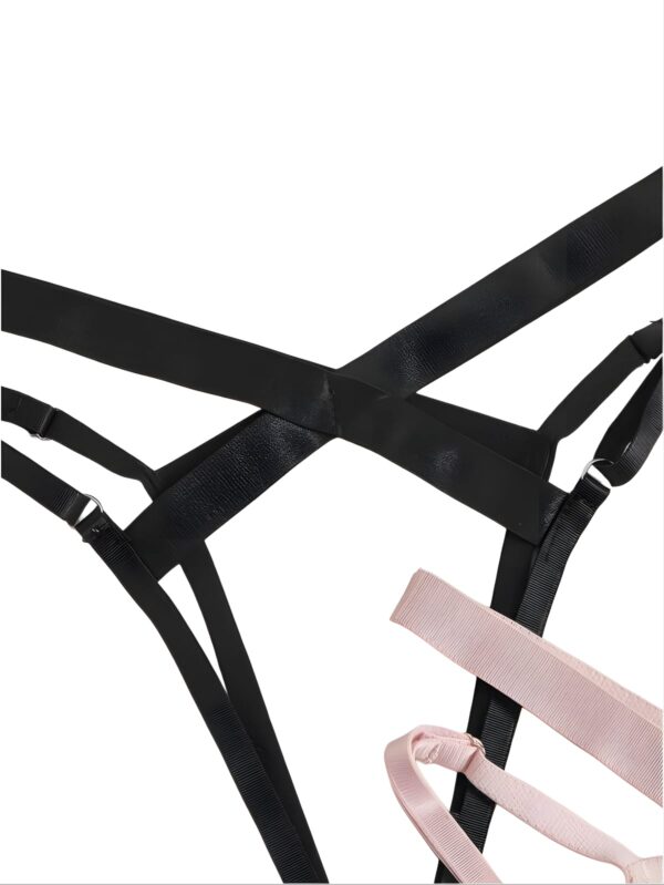 Lenceria -Bragas Abiertas Negro- Talla M