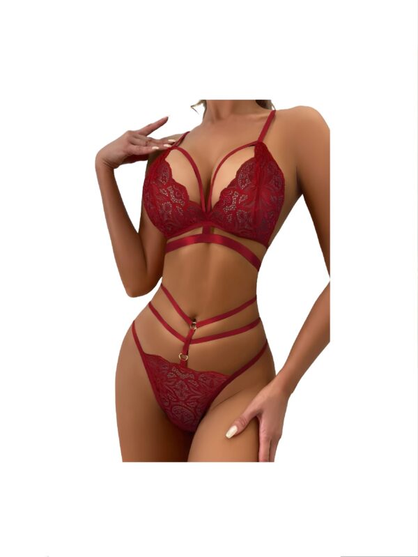 Conjunto de lencería 2 Piezas - Color Rojo - Talla S