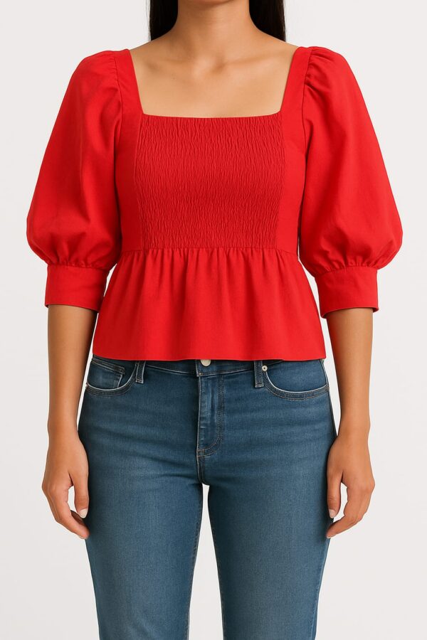Blusa Sofias Color Rojo- Talla 3XL