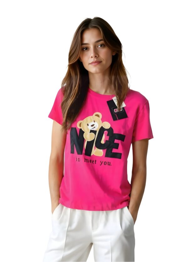 Camiseta Sofias Color Rosado- Talla S