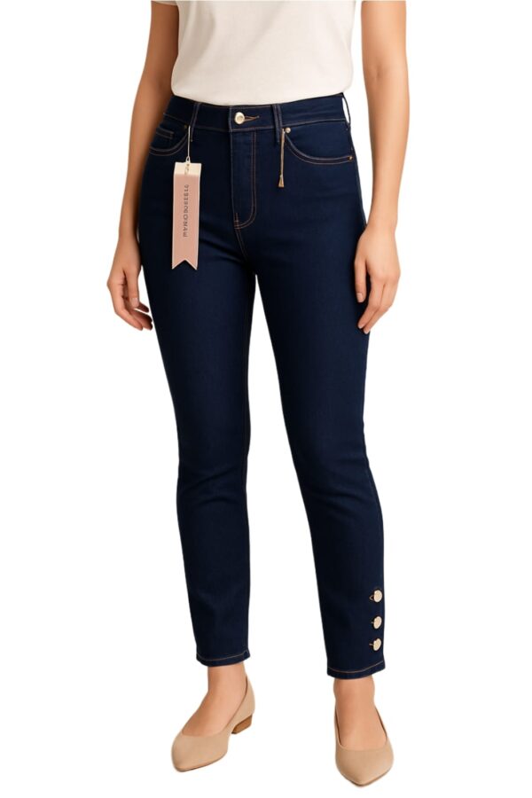 Pantalon Gold Rose Color Azul Talla 25/26