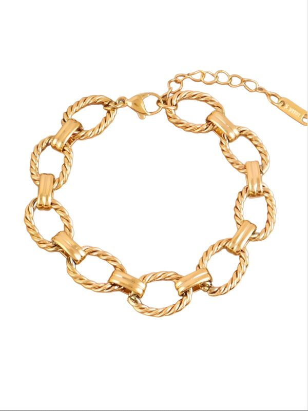 Pulsera de Acero para Dama Ovalada