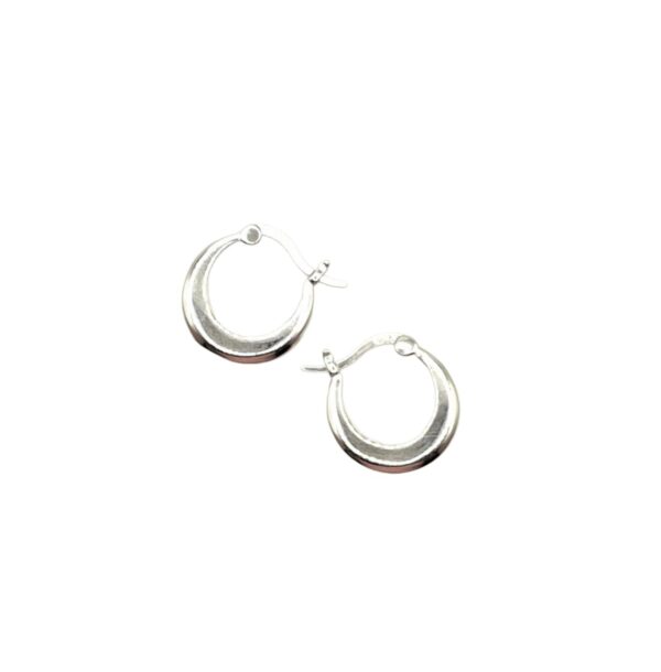 Arete Argolla Gruesa, Plata 925