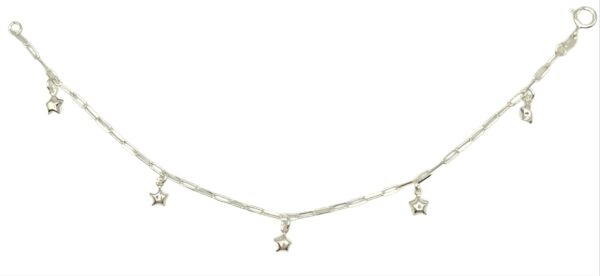 Pulsera de Plata 925 para Dama, Estrellas