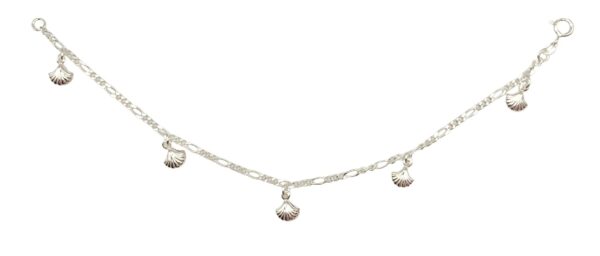 Pulsera de Plata 925 para Dama, Conchas de Mar