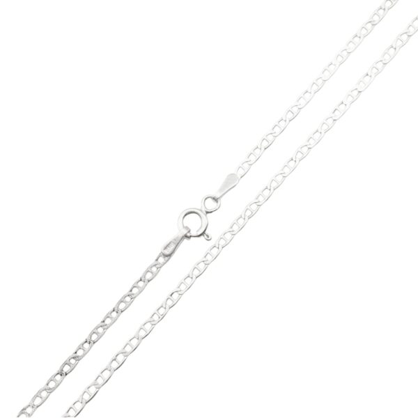 Cadena para Dama Eslabón Ancla- Plata 925- 60cm
