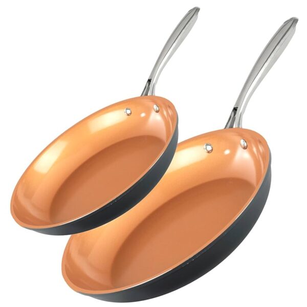 JUEGO DE SARTEN GOTHAM - CERAMIC AND TITANIUM 1147577 HARD ANODIZED
