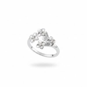 Anillo de Plata 925 - Cuatro Flores 8310- Talla 6