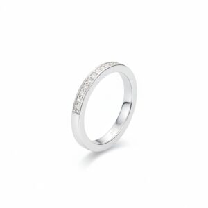 Anillo de Plata 925 - Circonios Blancos 9121 - Talla 6