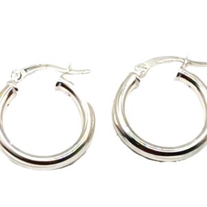 Aretes de Plata 925- Argolla gruesa 20mm - 1276