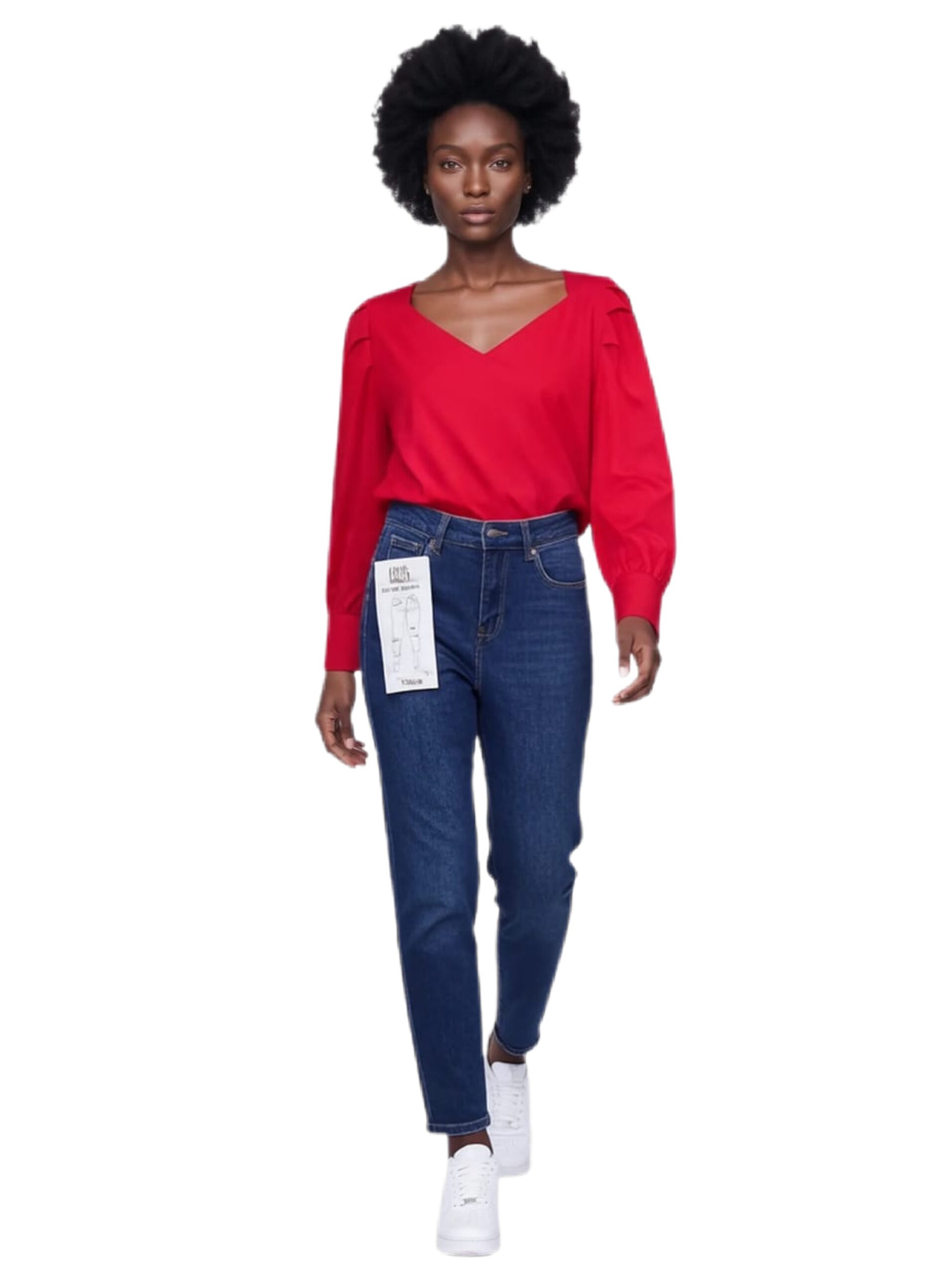Blusa Sofías 4300 -Color Rojo- Talla 3XL