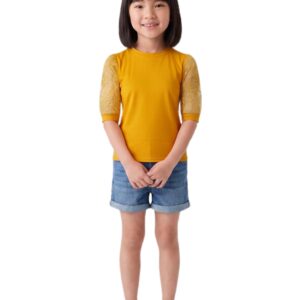 Blusa para niña - Sofía 6660 - Color Mostaza - Talla 10