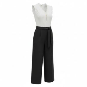 Jumpsuit Blanco y Negro - Calvin Klein - Talla 3-4