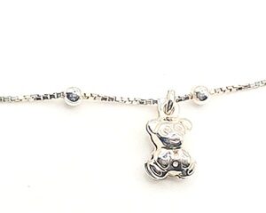 Pulsera para Niña- Oso y Corazones 9133- Plata 925