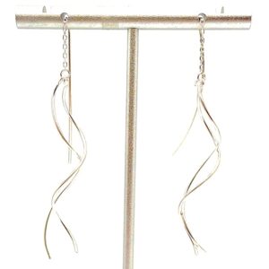 Aretes Plata 925 - Voladora Torneada 7744