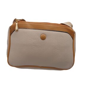 Cartera Manos Libres para Dama - BOT-32 - Color Gris y Café