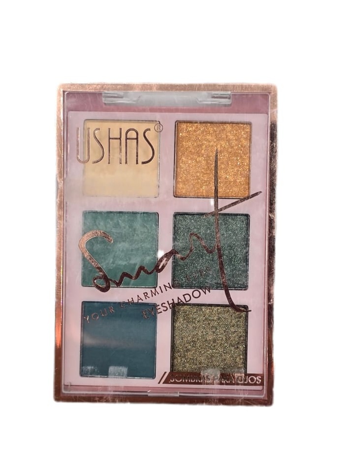 Paleta de Sombras para Ojos 6 Tonos – Smart 08– USHAS - Imagen 2