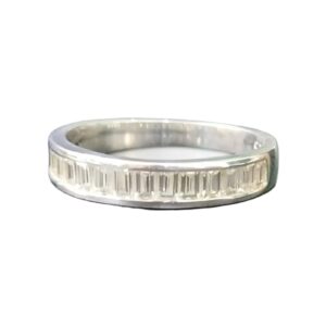 Anillo de Plata 925 - Circonios Cuadrados 8939 - Talla 6