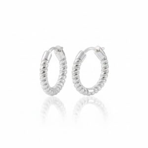 Aretes de Plata 925 - Huggies 9228