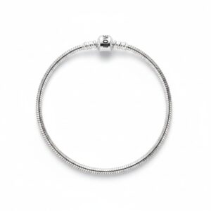 Brazalete tipo Pandora- Broche Barril LOVE #20- Plata 925