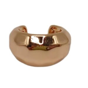 Ear Cuff - Argolla Martillada - Xuping – Baño en Oro 18K - 0632
