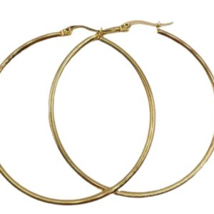 Aretes de Acero - Argolla 50mm - 0593