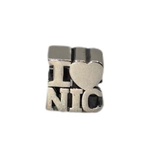 Pandora Charm I♥NIC 5117- Plata 925