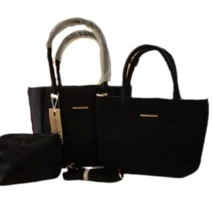 Set de 3 Piezas de Carteras para Dama - Susan – 6397 – Color Negro