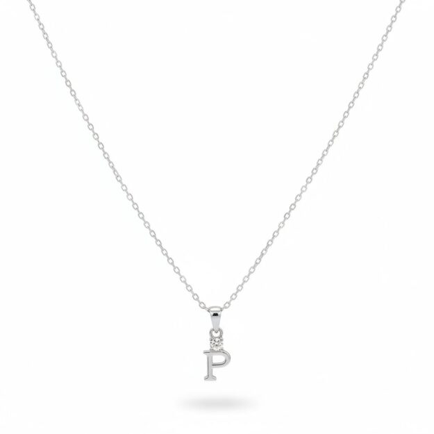 Cadena de Plata 925- Dije letra P 6394-7987